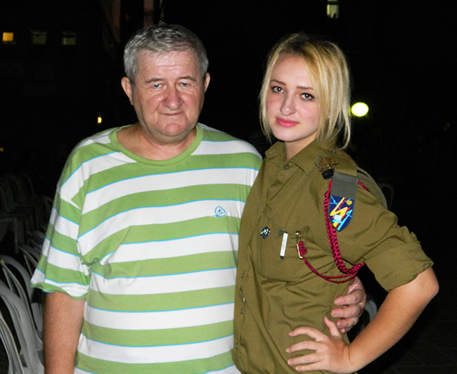 Alexander Polevoi с дочерью Еленой